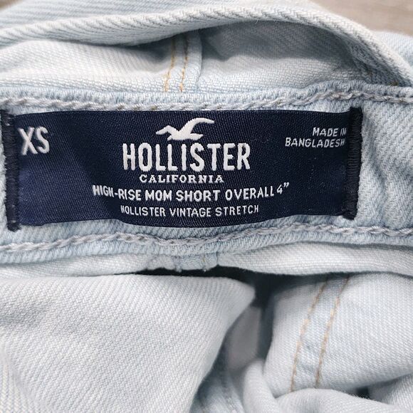 Hollister high-rise Mom Short Overall 4" Size XSmall - Picture 7 of 8